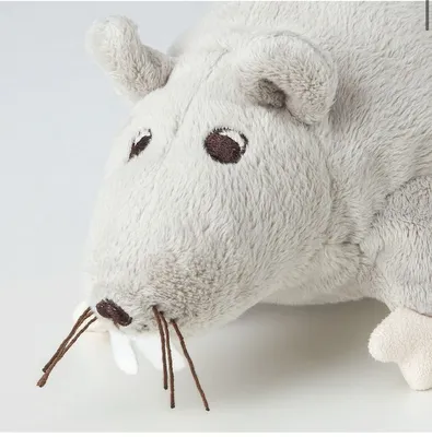 Мягкая игрушка Белая крыса из ткани №722572 - купить в Украине на Crafta.ua