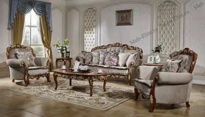 Мягкая мебель Версаче 3+2+1 коричневый — купить со склада в интернет  магазине мебели