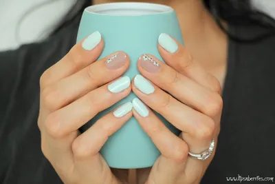 Pastel Mint Nails | LIPS n BERRIES