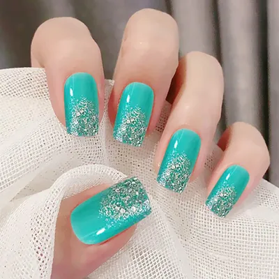 Mint and Rhinestone Nails | Sally Beauty – NailsByErin