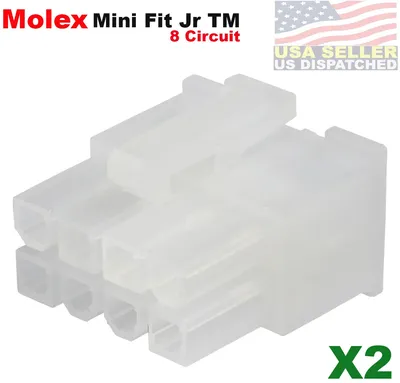 Molex 39-01-2060 6 Way Mini-fit Free Receptacle | Rapid Online