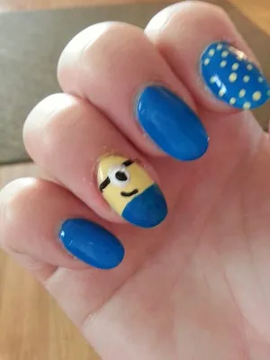 Minions | Fashion nails, Beauty nails, Nail art