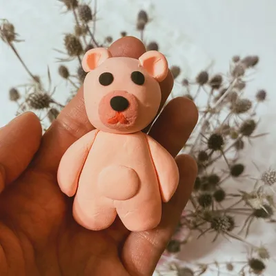 Мишка / медведь сделанный с пластилина | Teddy bear, Teddy, Instagram photo