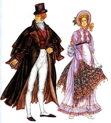 История костюма Франции первой половины 19 века | Историческая мода, Мода 19-го  века, Модные стили