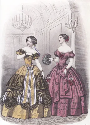 История костюма Франции первой половины 19 века