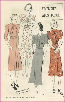 Женская мода 1930-х годах. | Пикабу