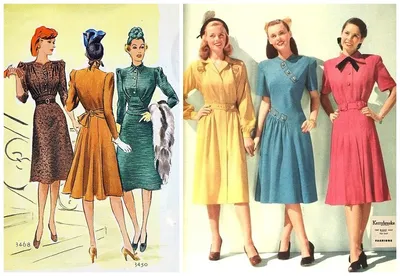 Мода 1940-х годов: иллюстрации и... - Burdastyle Россия | Facebook