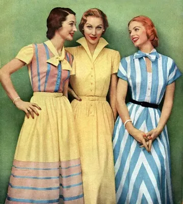 Мода 1950-х. Дома моделей, «самопошив», «песочные часы» — VATNIKSTAN