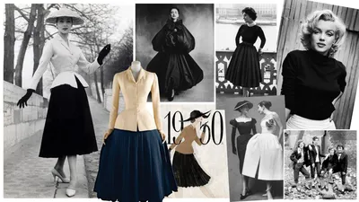 Какой была мода после войны: 55 фото одежды того времени | WDAY
