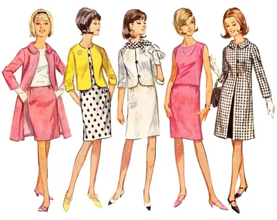 Fashion Show: Мода 1960-х годов (1967-1968 гг) | Стиль ретро, Старая  одежда, Историческая мода