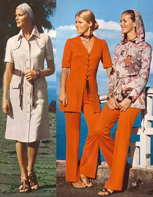 Мода и прически 1970-х годов | Стиль ретро, Мода, Мода семидесятых