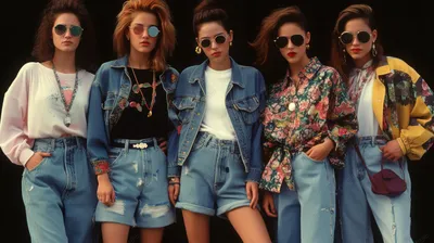 Модная одежда 80-х годов (женская и мужская) | Модные тренды 1980-х