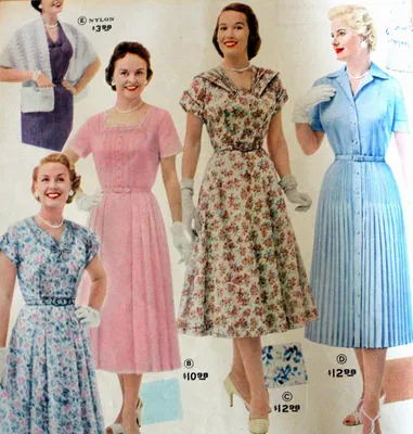 История моды. Мода 40-х - 50-х годов | Мода
