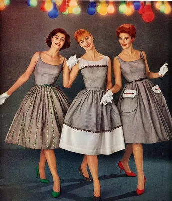 Pin by Mary Escobar on 50s Inspired Fashion | Vintage dresses, Housewife  dress, Vintage outfits