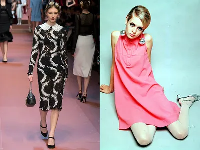 Очаровательные платья в стиле 60-х годов – хит мировой моды | Мода от  Кутюр.Ru