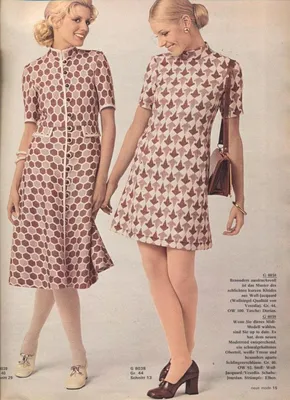 Просмотр изображения | Стиль ретро, Винтажные платья, Мода 70-х годов