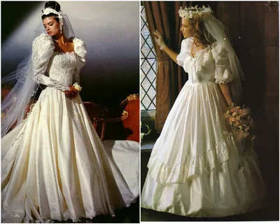 Какие свадебные платья носили в 80-е и почему сейчас они часто кажутся  нелепыми | Выход в свет | Дзен
