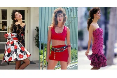 Модные стили девушек конца 1980-х - начала 90-х