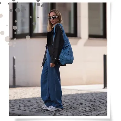 Широкие брюки — идеальный модный тренд для невысоких женщин* … но только в  том случае, если вы носите их вот так – УЛИЧНЫЙ СТИЛЬ – Тренды уличной моды  2023