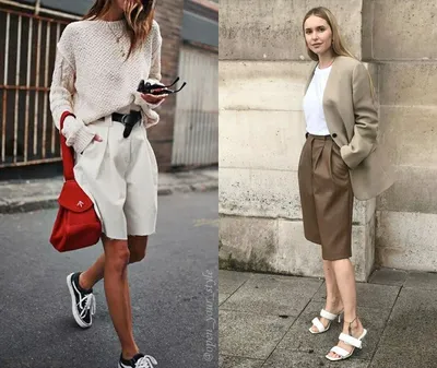 Стильные образы с шортами для женщин 35+ | Style Everyday | Дзен