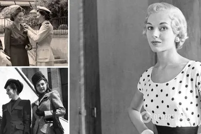 Мода на платья 40х годов в фото, фасонах и расцветках | Платье 40-х,  Платья, Наряды