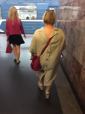 Зимние модники из метро