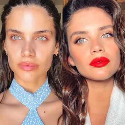 Как выглядят модели без макияжа? 10 сравнительных фото на PEOPLETALK