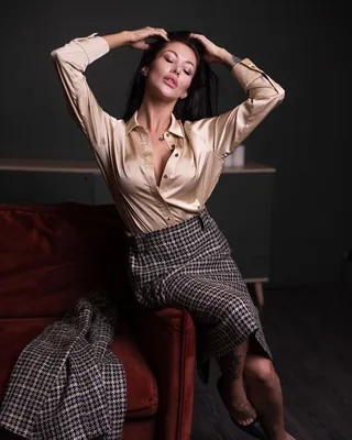 Осень 2023, туника Celmia, повседневные женские рубашки с запахом,  элегантные блузки, сексуальные шелковые блузки с длинным рукавом и глубоким  V-образным вырезом | AliExpress