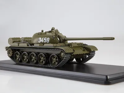 Гусеничная военная техника: Масштабная модель 1:43 Советский танк Т-55  (Start Scale Models (SSM)