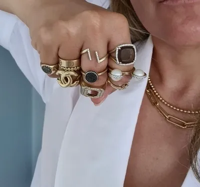 Модные кольца 2023 из золота и серебра — тенденции с фото - Рамблер/женский