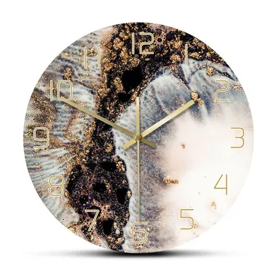Cheap Настенные часы, Buy Directly from China Suppliers:Мраморные блестящие  Волшебные модные настенные часы с насыщенной тексту… | Настенные часы, Часы,  Модные часы
