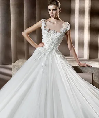 Купить свадебное платье Афродита-Р44325 (Papilio, коллекция Эллада 2015,  цвета: белый, кремовый) - Свадебные салоны Рейна