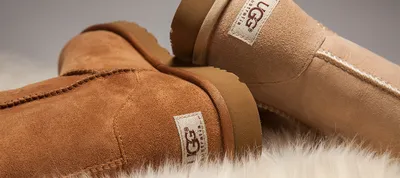 Женские зимние сапоги Ugg (чёрные) короткие молодёжные модные угги на  шнуровке J3389 cross (ID#1753759673), цена: 2522.52 ₴, купить на Prom.ua