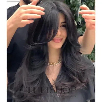 Стрижки на длинные волосы: 100 фото с новинками женских стрижек | V cut  hair, Haircuts for long hair, Front hair styles