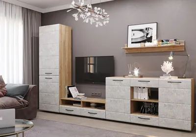 Модульная гостиная «Вега» – купить в Краснодаре недорого – SV-Мебель