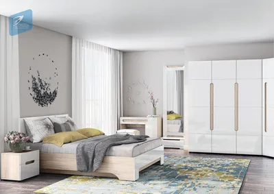 Модульная спальня «МСП 1» Дуб Золотой – купить в Краснодаре недорого – SV- Мебель
