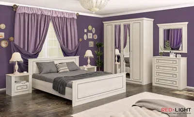 Спальня модульная \"Валенсия\" – купить в Казани в интернет-магазине  «Мебельная Территория»
