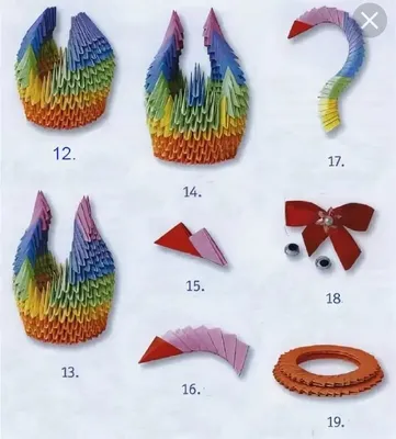 Как сделать лебедя оригами из бумаги своими руками: пошаговая схема лебедя  для детей