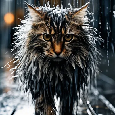 боль :: мокрый :: живность :: кот / смешные картинки и другие приколы:  комиксы, гиф анимация, видео, лучший интеллектуальный юмор.