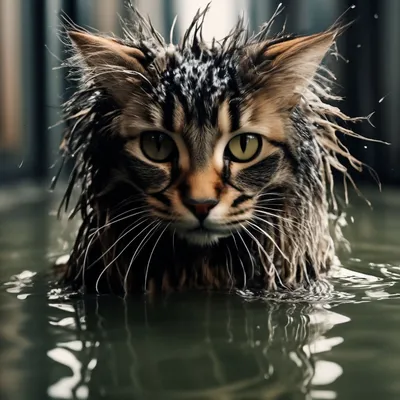 Мокрый кот КРАСИВО КРАСИМ 154753440 купить за 1 112 ₽ в интернет-магазине  Wildberries
