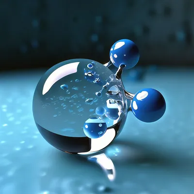 Молекула воды» — создано в Шедевруме