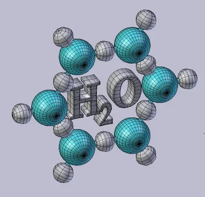 Молекула воды H2O иллюстрация вектора. иллюстрации насчитывающей водопод -  27452317
