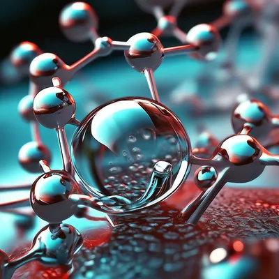 Химическое строение молекулы воды. Иллюстрация штока - иллюстрации  насчитывающей красно, кислород: 188414542
