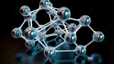 Молекула воды, прозрачная, …» — создано в Шедевруме