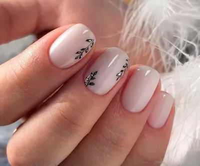 Молочный маникюр | Nails inspiration, Gel nails, Chic nails