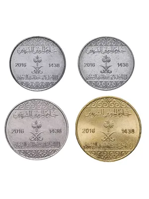 Монета Саудовская Аравия 10 халалов 1977 года (١٣٩٧), KM# 54, 419-100 -  купить монеты Саудовской Аравии недорого в интернет-магазине Coins54.ru.  Каталог монет с ценами и фото. Доставка по всей России.