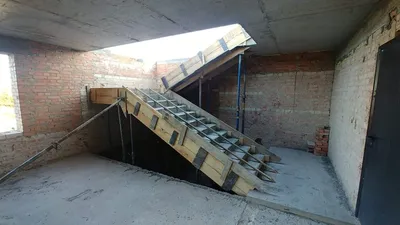Бетонные лестницы (монолитные) купить в Москве по выгодным ценам  «Суперлестница»