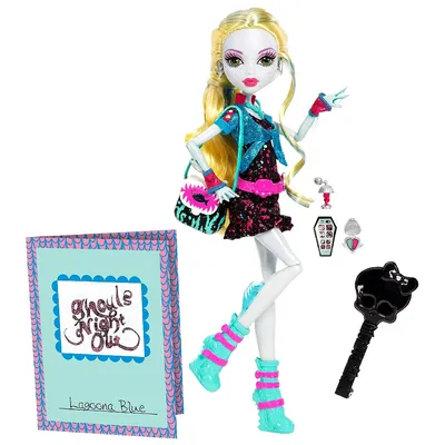 Кукла 'Лагуна Блю' (Lagoona Blue), из серии 'Вечеринка призраков' (Ghoul's  Night Out), 'Школа Монстров', Monster High, Mattel [BBC11]