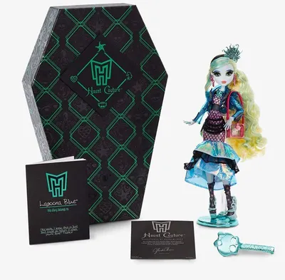 Коллекционная кукла Monster High Lagoona Blue 2022 Лагуна Блю в гробу -  купить с доставкой по выгодным ценам в интернет-магазине OZON (817274024)