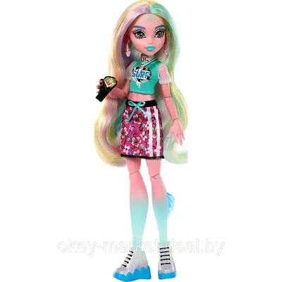 Кукла Monster High Лагуна Блю Эмоджи DVH20 купить в Минске